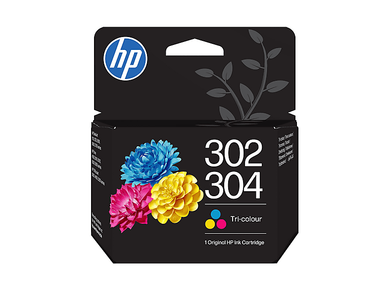 Cartucce HP 302+304 Tricromia (B7RT6AE) Giallo, Ciano, Magenta