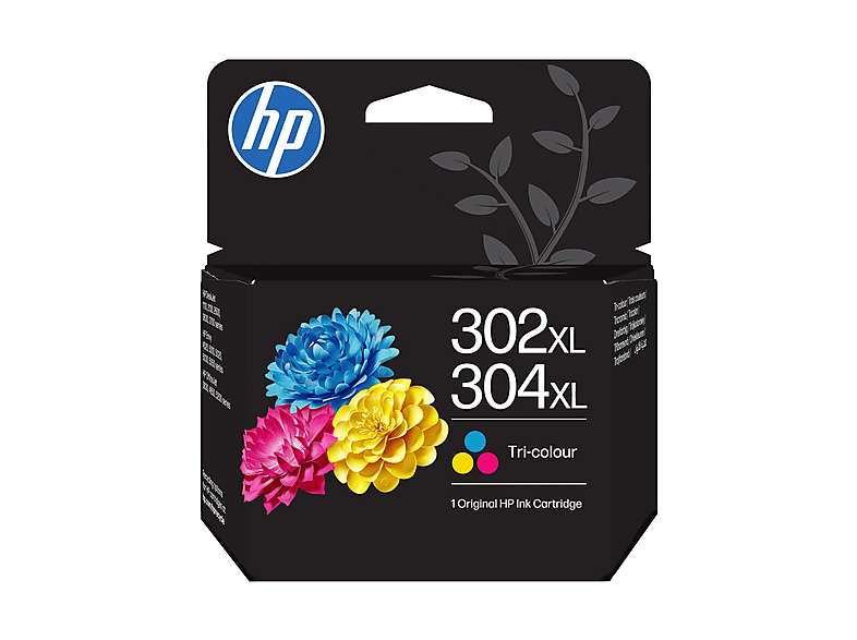 Cartucce HP 302XL+304XL Tricromia (B7RT8AE) Giallo, Ciano, Magenta