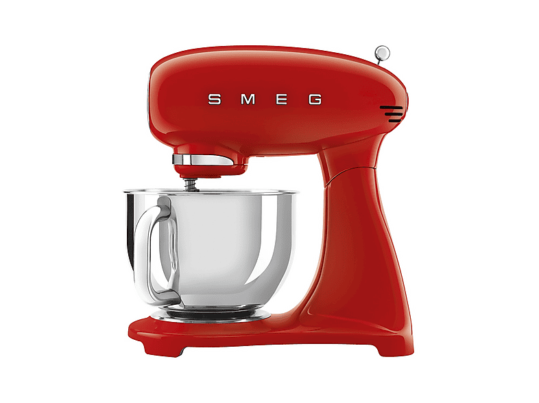 SMEG SMF05RDEU IMPASTATRICE, 1000 W, capacità ciotola 4,8 l, Rosso