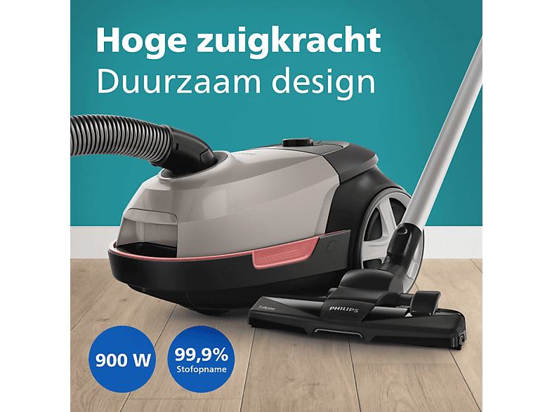 PHILIPS XD5122/10 Stofzuiger met zak Beige kopen? | MediaMarkt