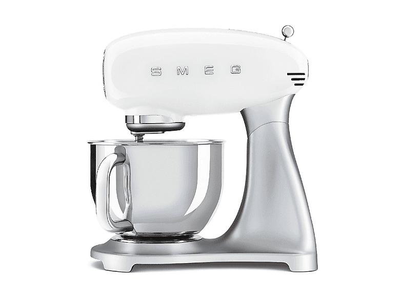 SMEG SMF04WHEU IMPASTATRICE, 800 W, capacità ciotola 4,8 l, Bianco