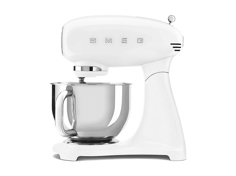 SMEG SMF05WHEU IMPASTATRICE, 1000 W, capacità ciotola 4,8 l, Bianco
