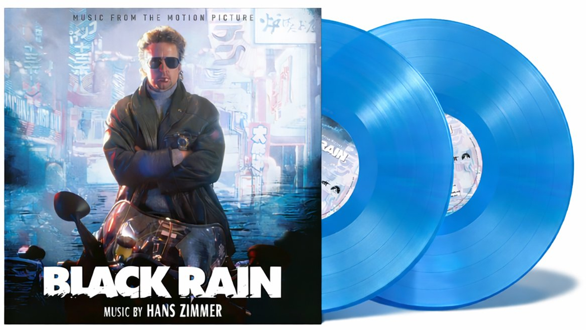 Hans Zimmer - Black Rain (Transparent Blue-Neon Vinyl) (Vinyl LP (nagylemez))