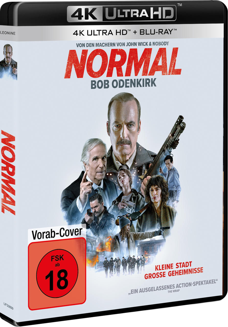 Filmcover für "Normal" mit Bob Odenkirk und Besetzung, 4K Ultra HD + Blu-ray