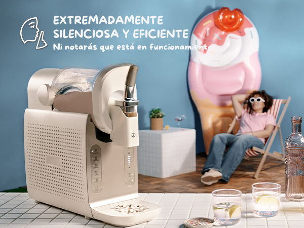 Extremadamente silenciona y eficiente. Ni notaras que esta en funcionamiento.