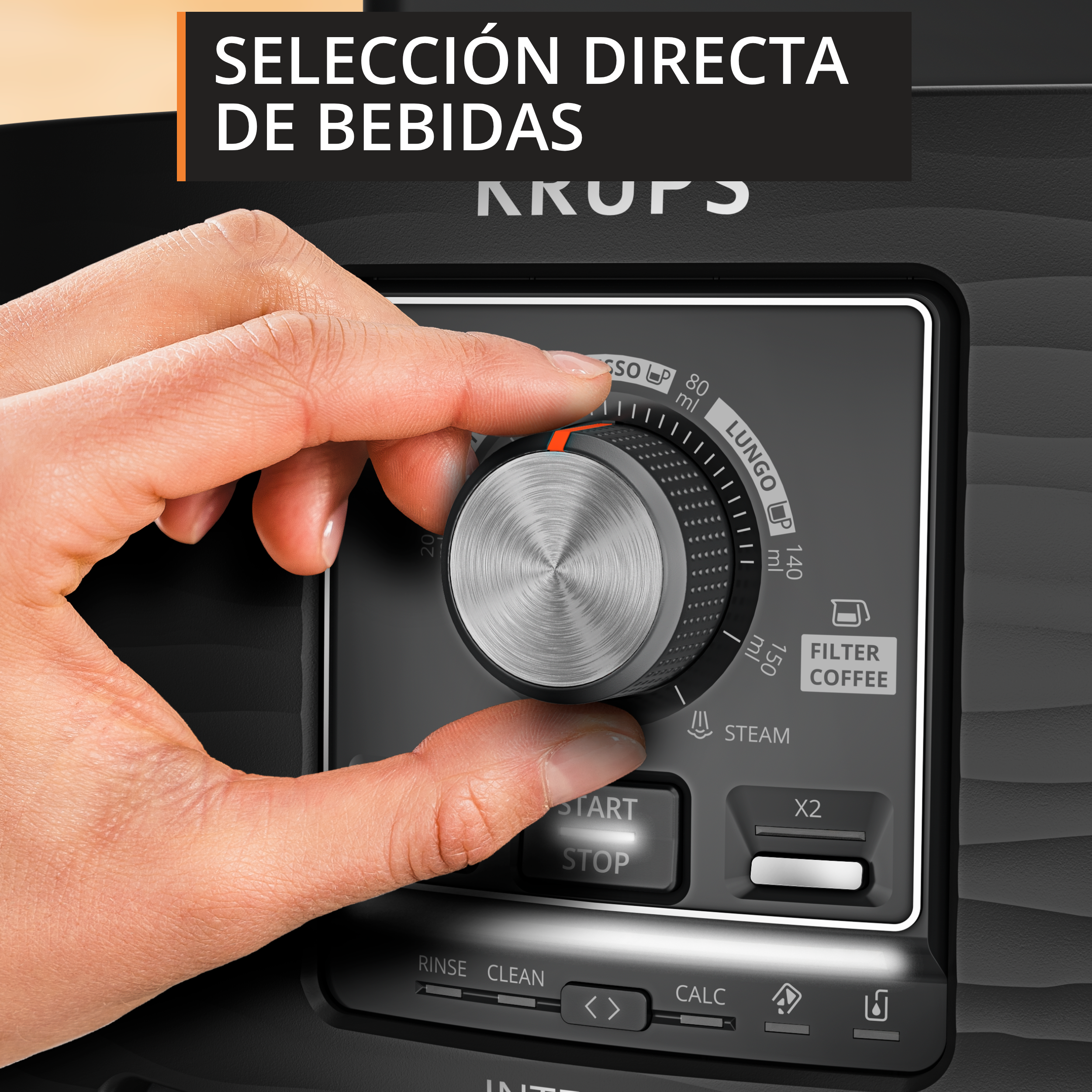 Seleccion directa de bebidas.