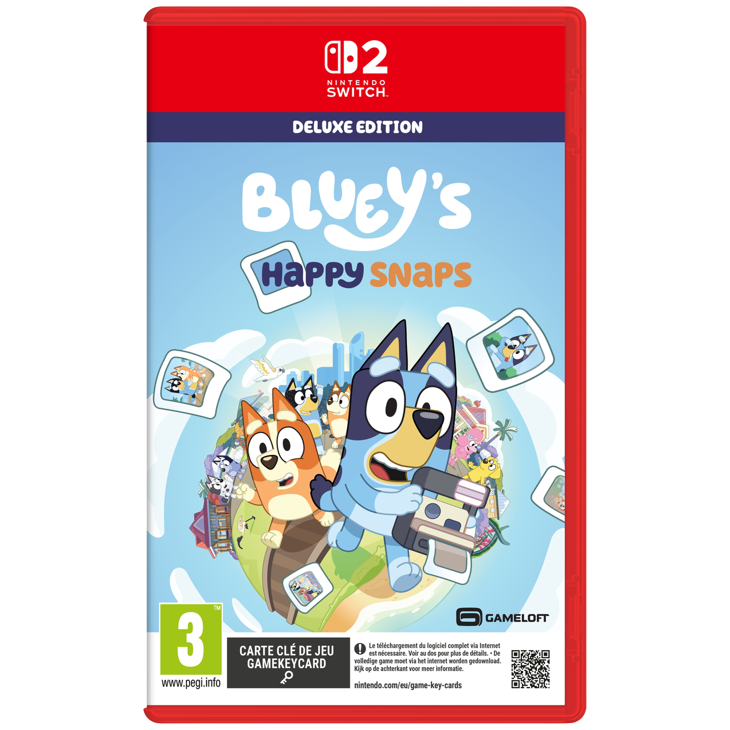 Namco Bandai Bluey's Happy Snaps Deluxe Edition Switch 2