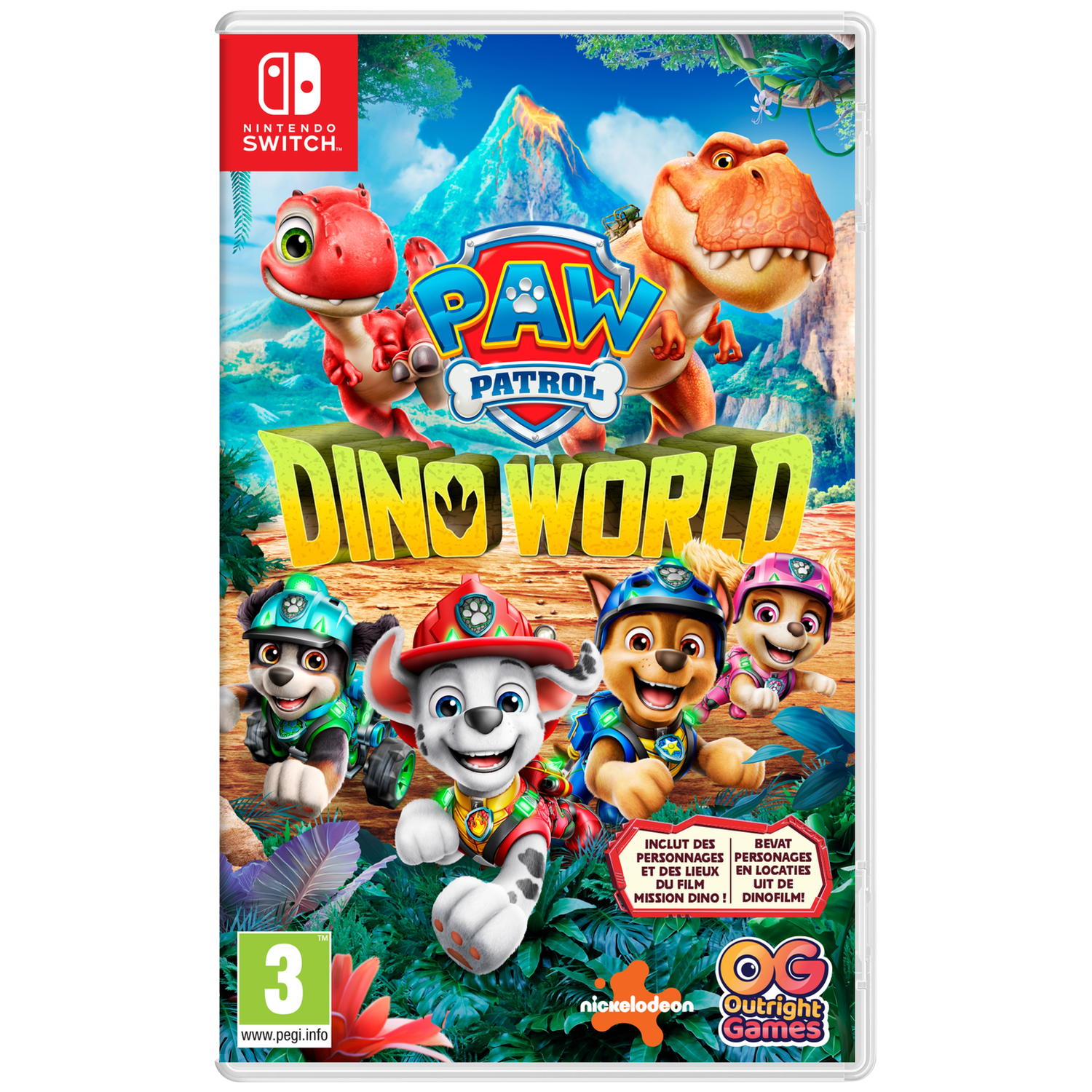 Namco Bandai Paw Patrol: Dino World Switch