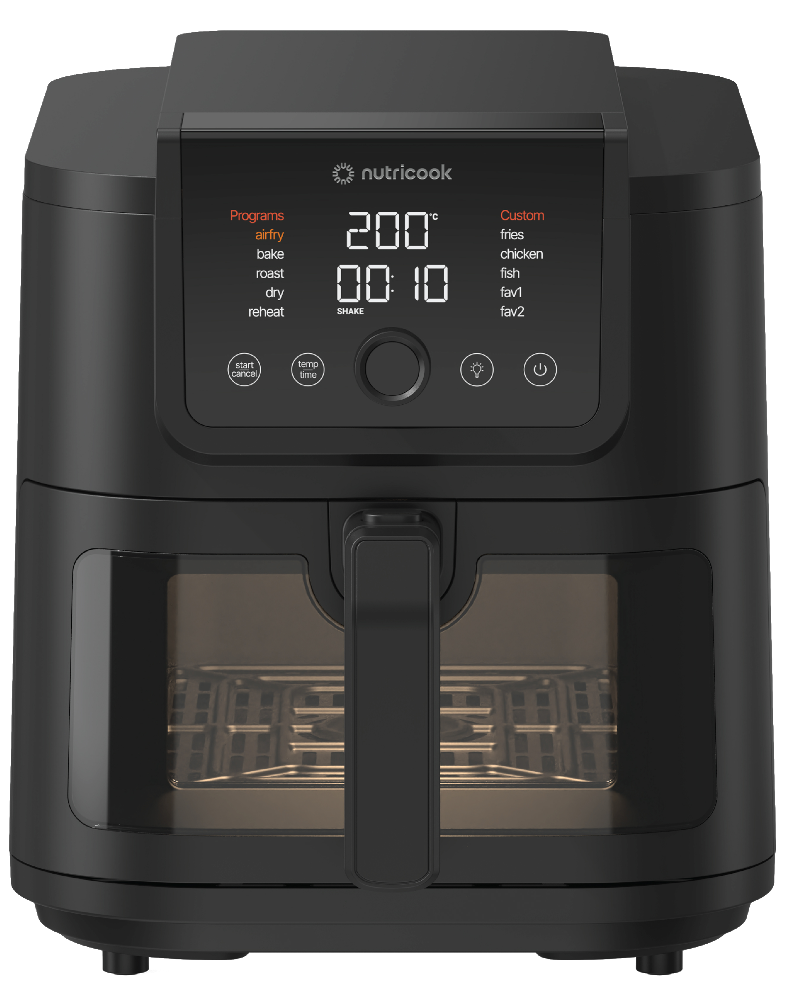 NUTRICOOK Air Fryer Slim XXL 8L