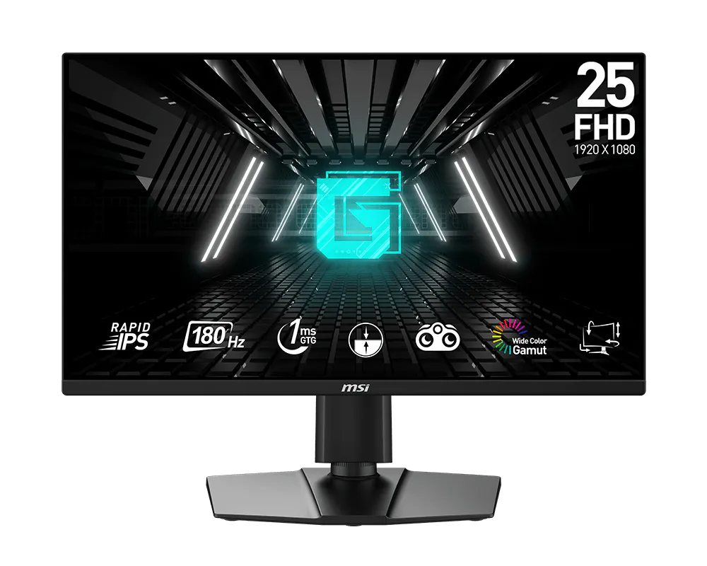 MSI G255PF E2 24,5'' Sík FHD 180 Hz 16:9 IPS LED Gamer Monitor