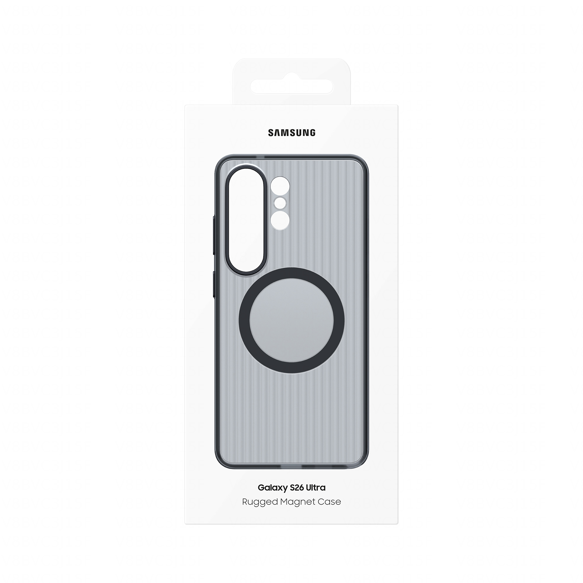 Samsung Galaxy S26 Ultra Rugged Magnet Case w opakowaniu z wycięciem kamery