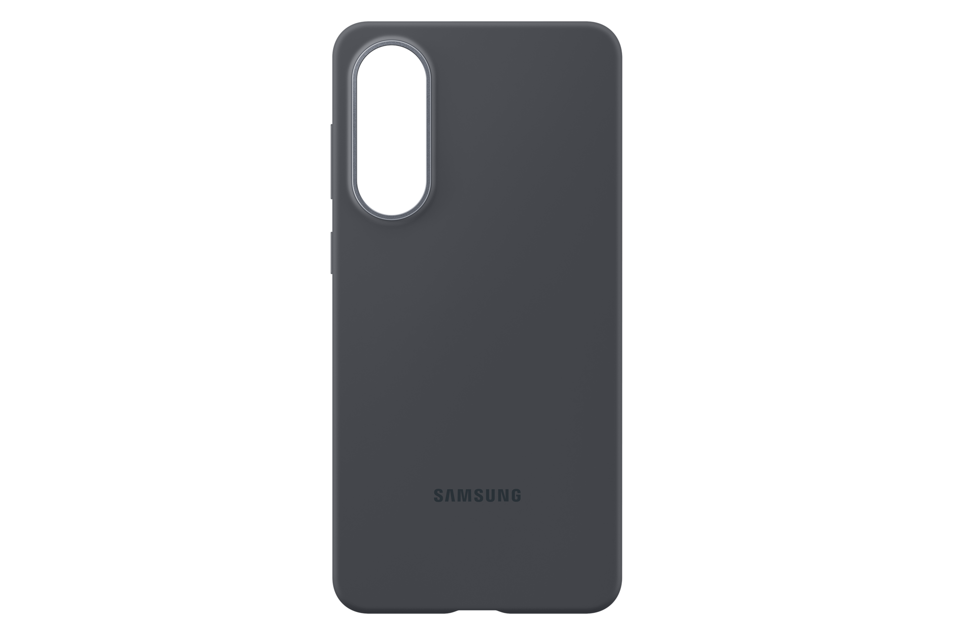 Ciemnoszara obudowa Samsung z wycięciem na aparat i logo.