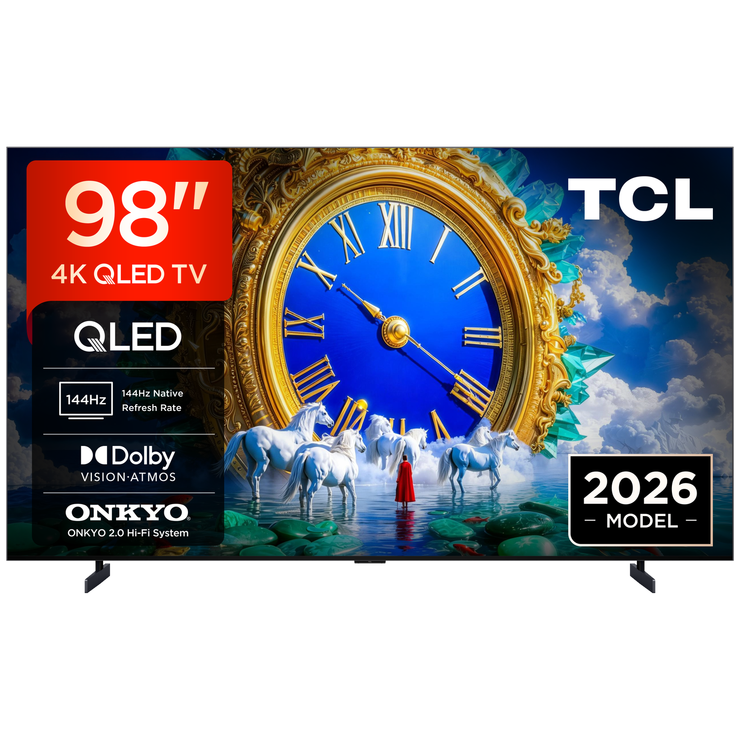 TCL 98A400 Ultra HD 4K QLED-tv 98 inch 2026