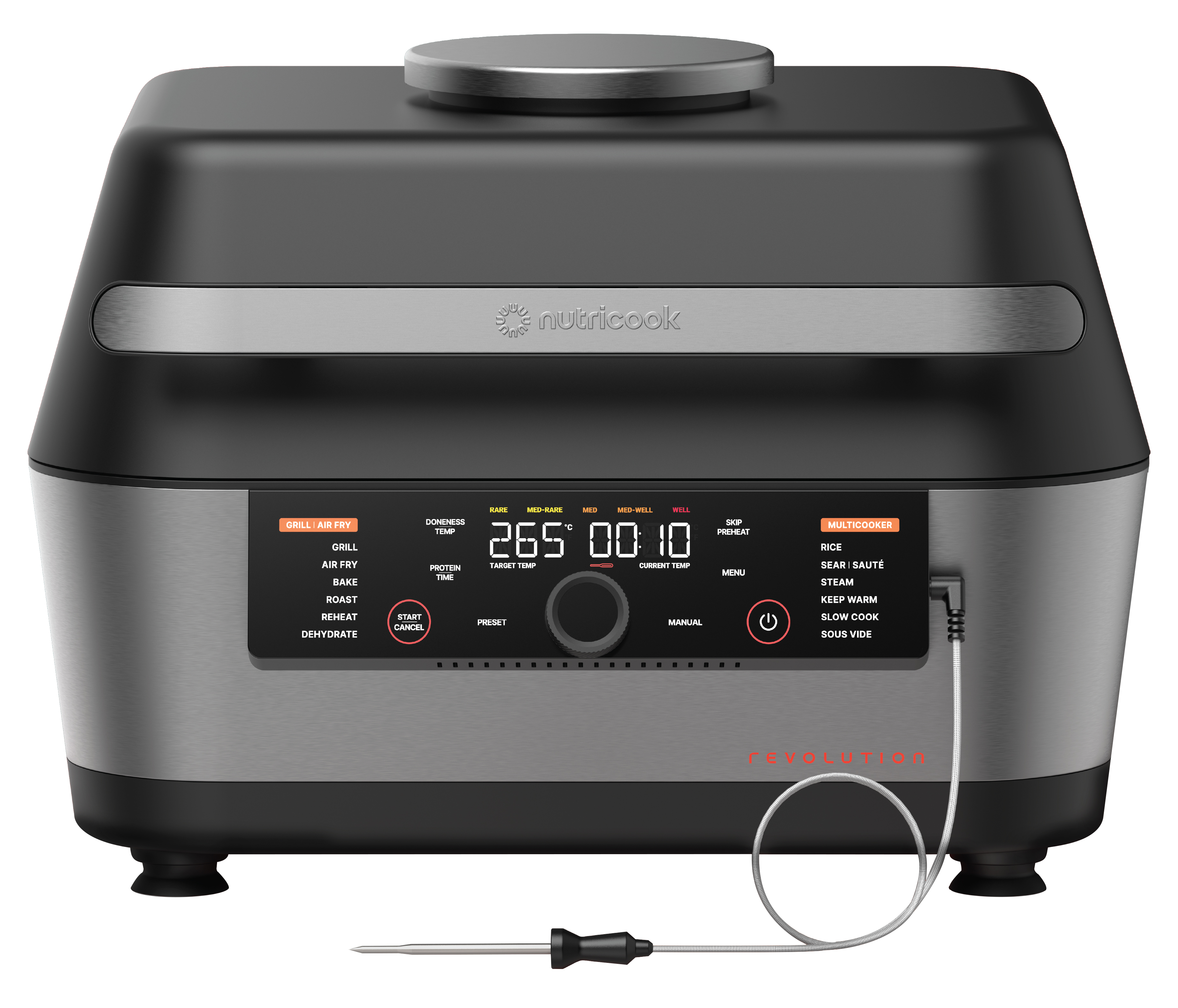 NUTRICOOK Revolution 3-in-1 Multifunkciós Airfryer