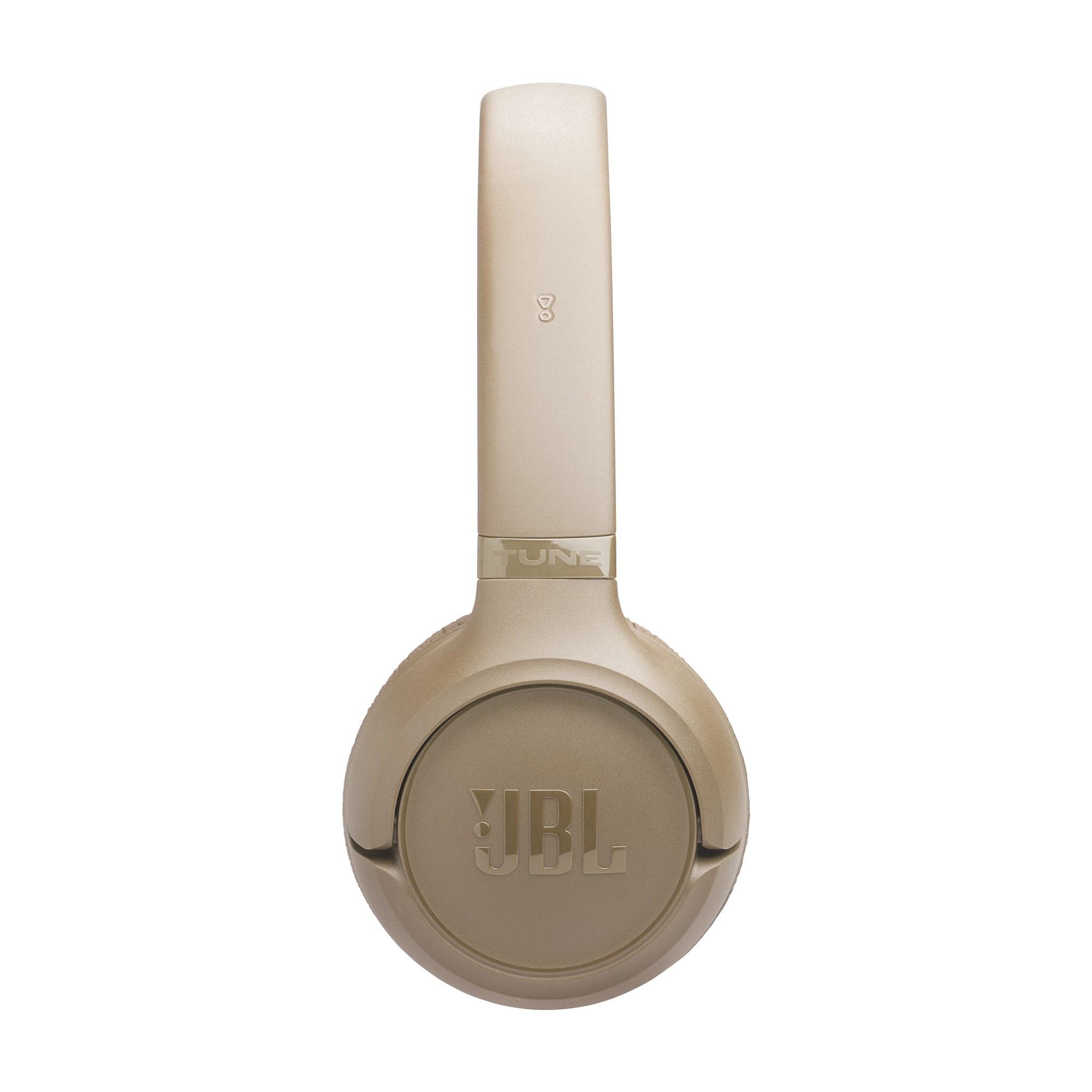 Goldene JBL Kopfhörer mit TUNE-Schriftzug und Bluetooth-Symbol.
