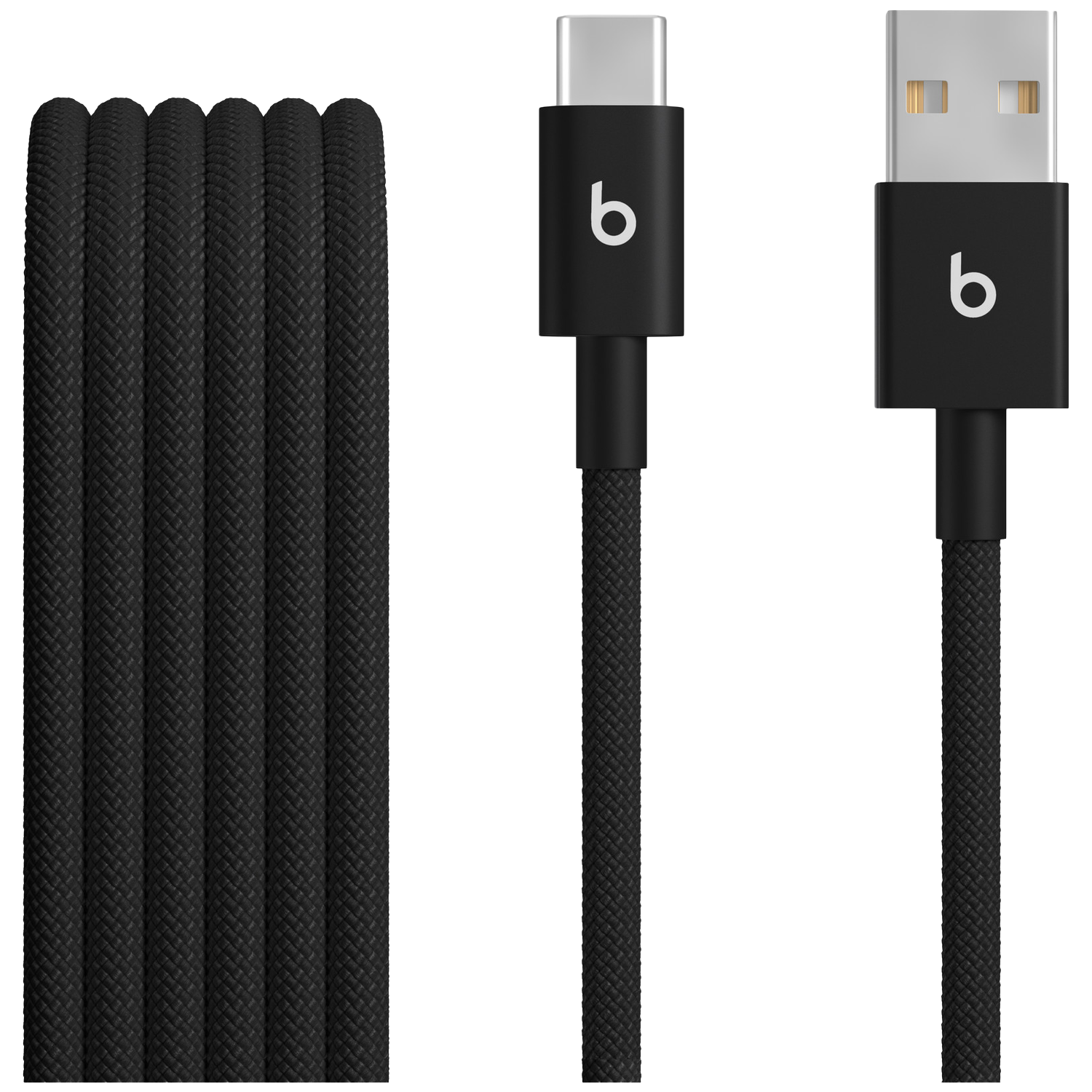 Apple Geweven Beats Usb-a-naar-usb-c-kabel (1.5 M) – Zinderend Zwart