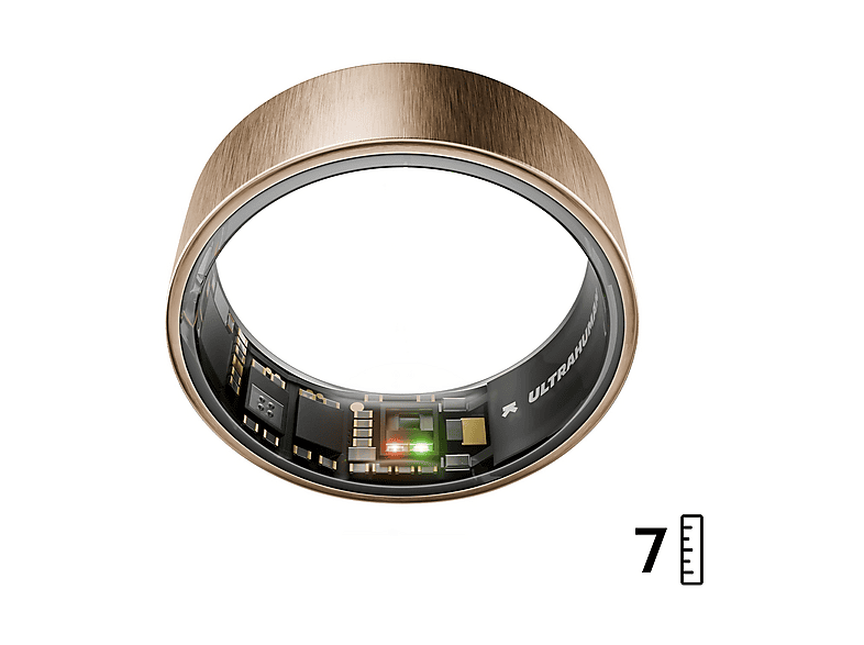 Anello Smart ULTRAHUMAN Ring AIR Rose Gold – Size 7 Monitoraggio del sonno e fitness, durata della batteria fino a 6 giorni
