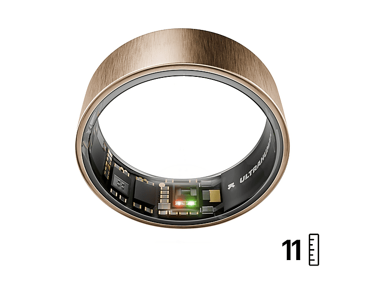 immagine di Anello Smart ULTRAHUMAN Ring AIR Rose Gold - Size 11 Monitoraggio del sonno e fitness, durata della batteria fino a 6 giorni