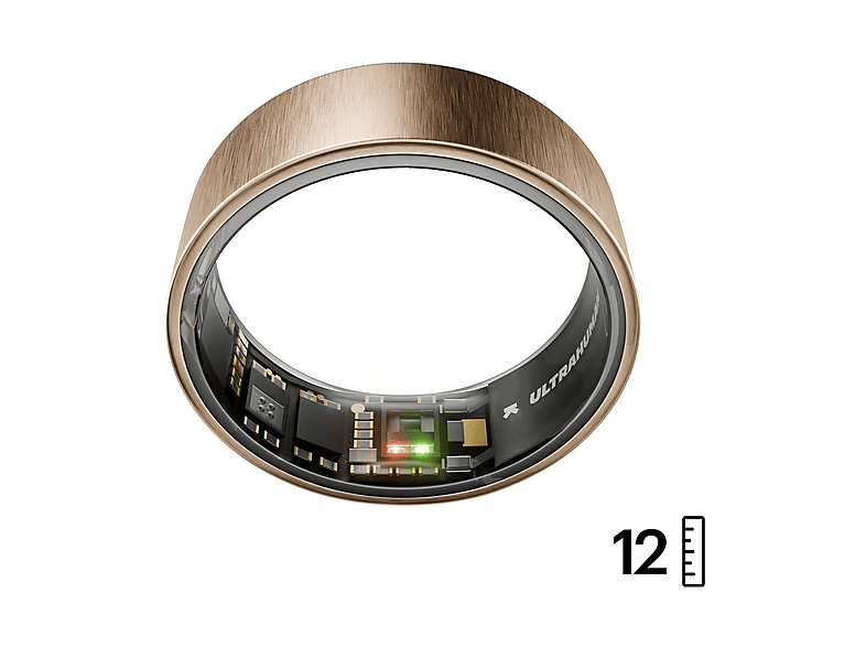Anello Smart ULTRAHUMAN Ring AIR Rose Gold - Size 12 Monitoraggio del sonno e fitness, durata della batteria fino a 6 giorni