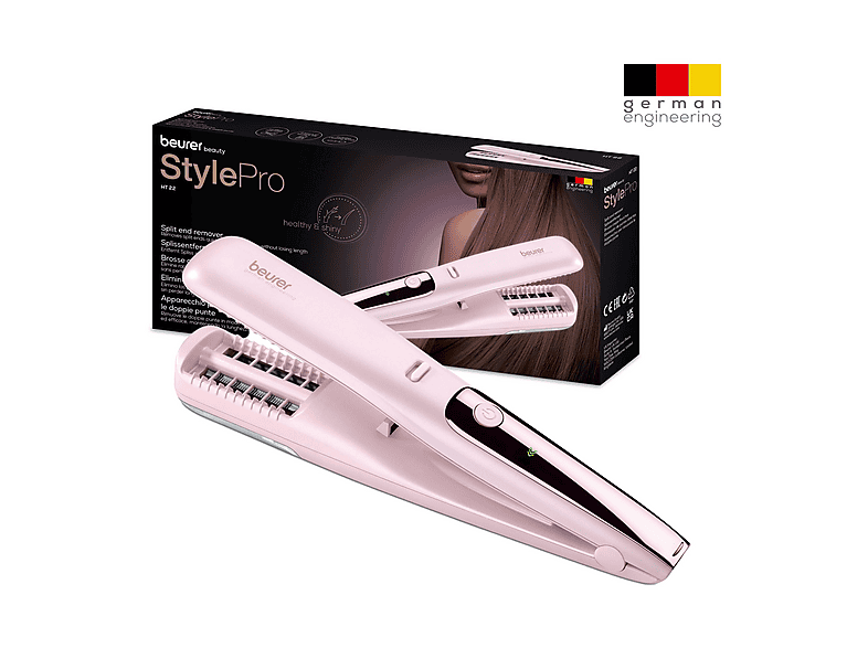 Beurer HT22 Splissentferner Rosa Splissentfernungsgerät (Titanium, Rosa)