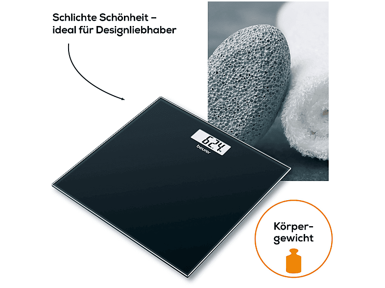 Beurer GS10 Körperfettwaage, Maximale Tragkraft: 180 kg — Foto 2 von 5
