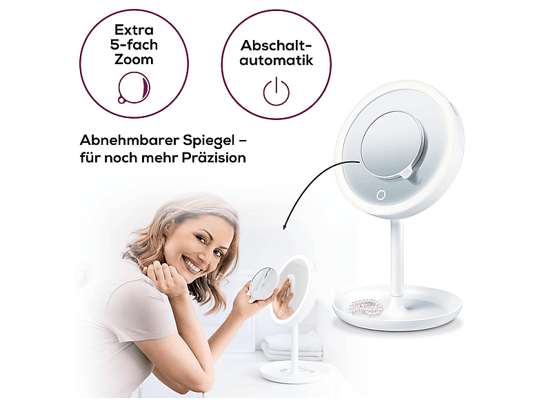 Beurer Beleuchteter Kosmetikspiegel BS 45 584.04 — Foto 2 von 4