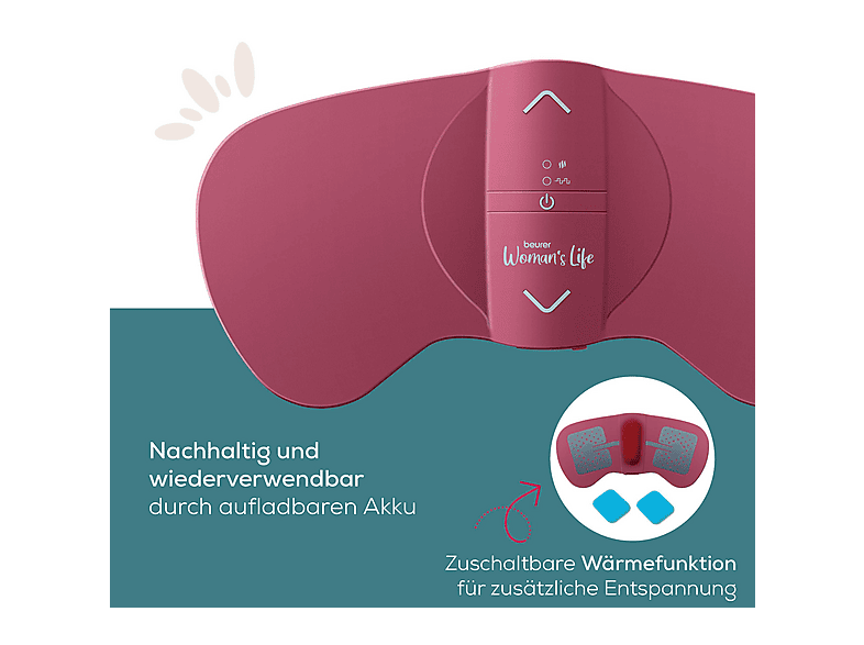 Beurer EM 50 Menstrual Relax; Pad gegen Menstruationsschmerzen — Foto 4 von 5