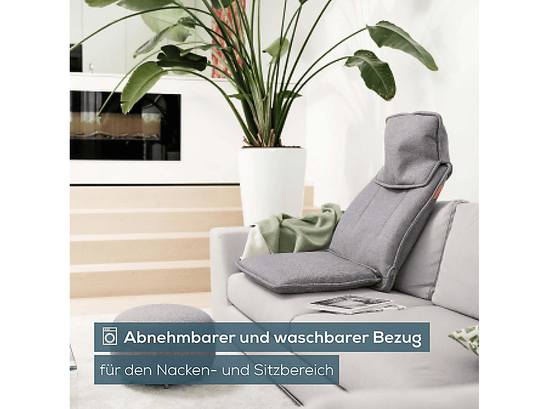 Beurer MG 330 Shiatsu-Massagesitzauflage Grau Massagesitzauflage — Foto 2 von 5