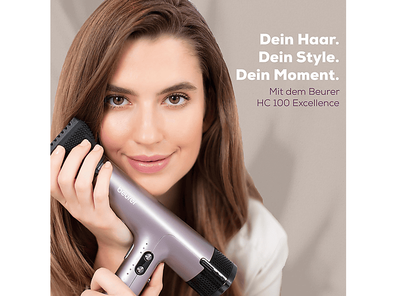 Beurer HC 100 Excellence Haarföhn Silber (1700 Watt) — Foto 2 von 5