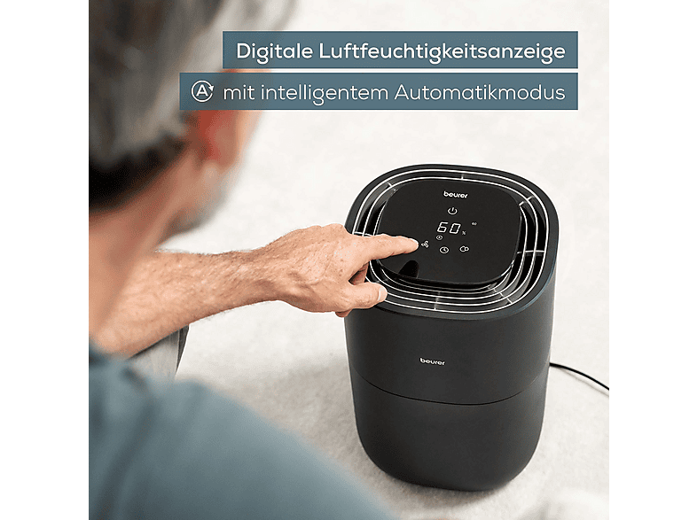 Beurer 100.69 LB200 Luftbefeuchter Schwarz (17 Watt, Raumgröße: 30 m²) — Foto 5 von 5