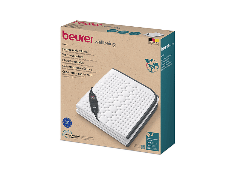 Beurer UB 60 Green Planet Wärmeunterbett 150 x 80 cm