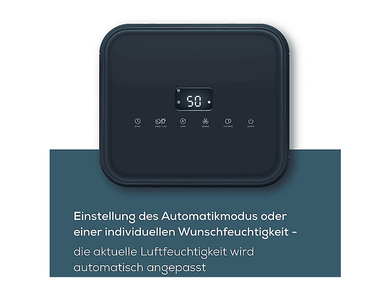 Beurer LE 150 Luftentfeuchter Schwarz (200 Watt, Entfeuchterleistung: 12 l/d, 30 m²) — Foto 4 von 5
