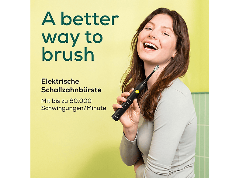 Beurer 104.87 SC30 Jet Elektrische Schallzahnbürste Schwarz — Foto 4 von 5