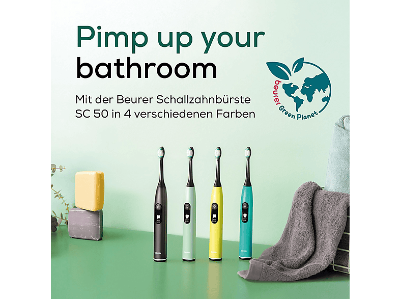 Beurer 104.90 SC50 Schallzahnbürste Midnight Ink — Foto 4 von 5