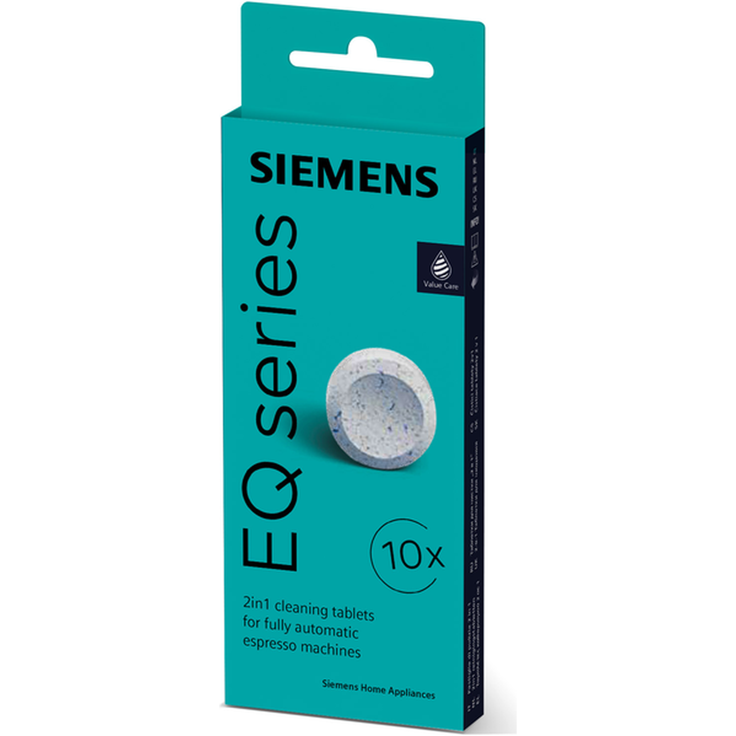 Siemens EQ Series 2-in-1 cleaning tablets for automatic espresso machines, 10 pcs.