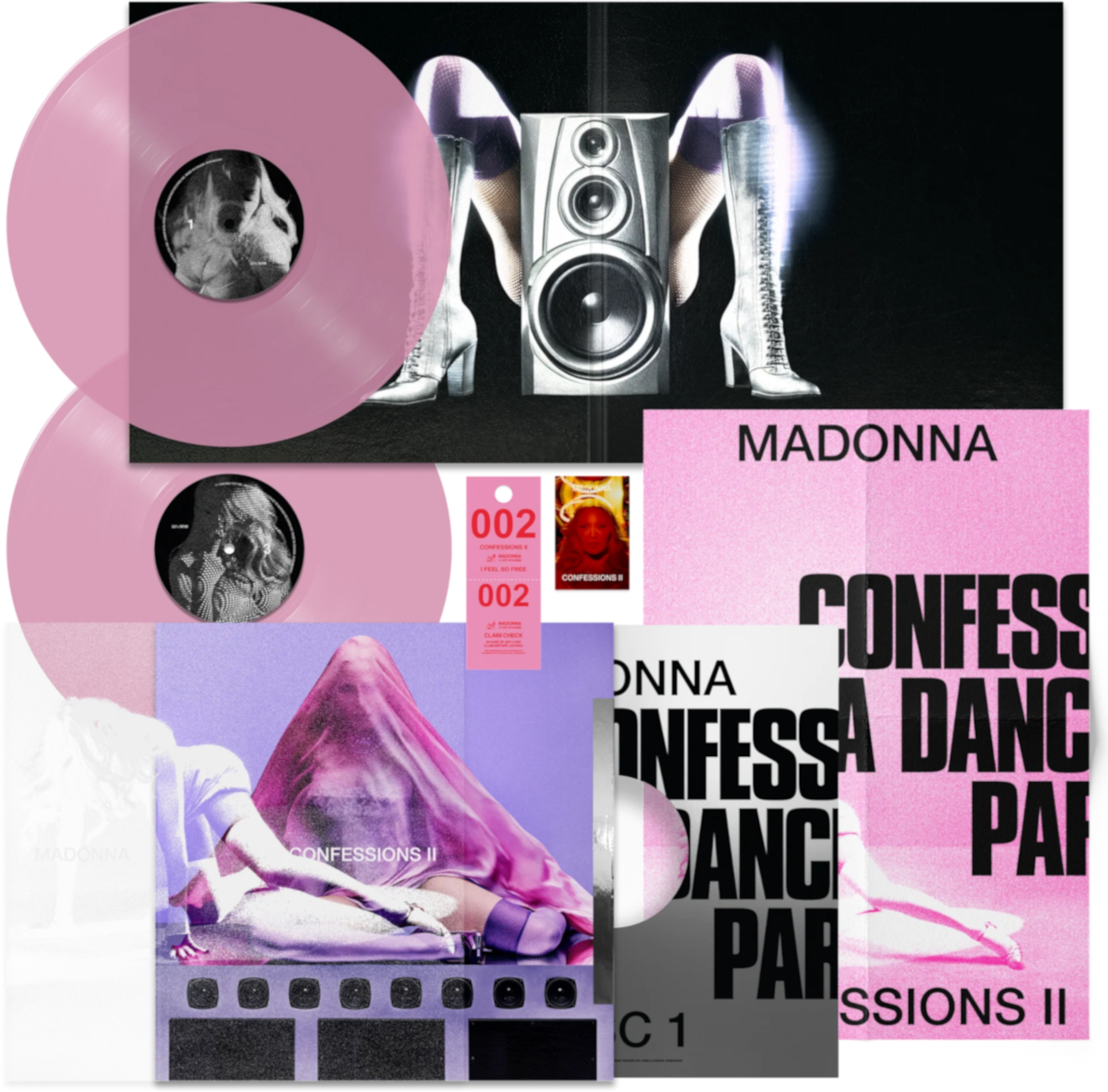 Madonna - Confessions II (Translucent Pink Vinyl) (Vinyl LP (nagylemez))