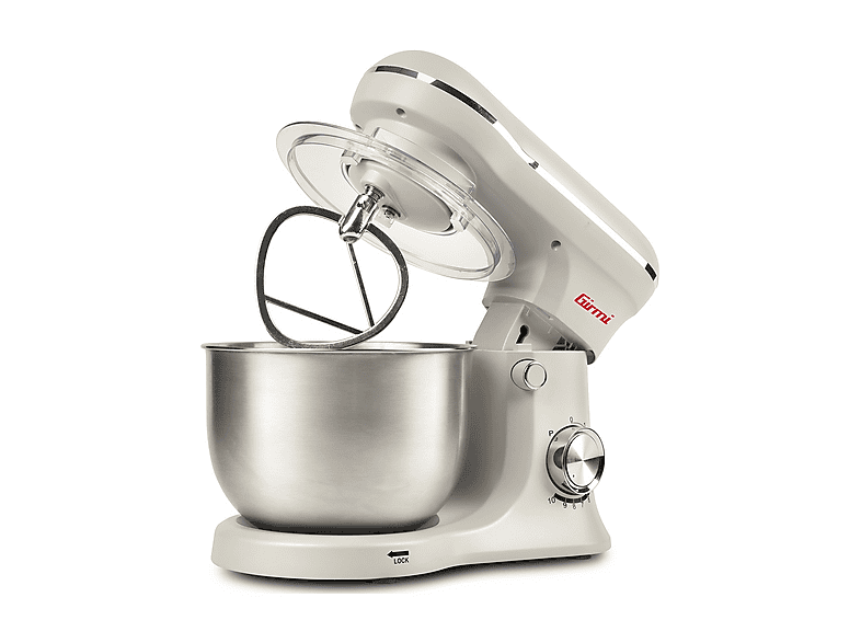 GIRMI GASTRONOMO 5L IM21 IMPASTATRICE PLANETARIA, 1500 W, capacità ciotola 5 l, BEIGE