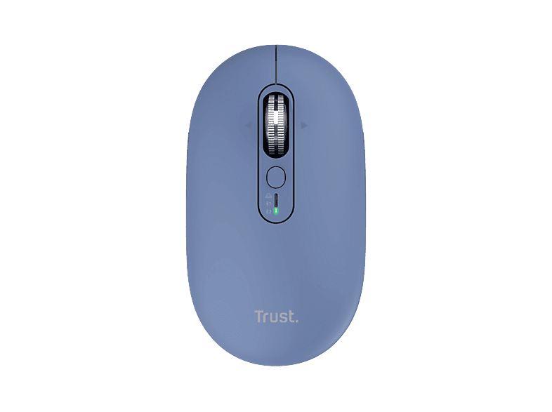 MOUSE WIRELESS TRUST SERON HYPSCROLL SLIM WRLS BLU, Collegamento Wireless / Bluetooth, Ingresso: Otticamente a diodi laser, Scrolling 4 direzioni, Risoluzione max 3200 dpi, Blue