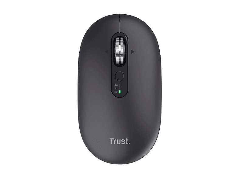 MOUSE WIRELESS TRUST SERON HYPSCROLL SLIM WRLS BLK, Collegamento Wireless / Bluetooth, Ingresso: Otticamente a diodi laser, Scrolling 4 direzioni, Risoluzione max 3200 dpi, Black