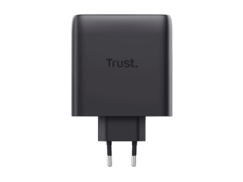 CARICABATTERIA TRUST MAXO 100W 2P USB-C GAN CHARGER BLK da 100W, Nero