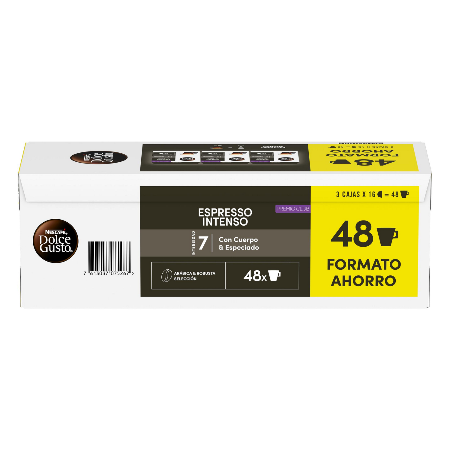 Caja NESCAFÉ Dolce Gusto Espresso Intenso con 48 cápsulas, sabor intenso.
