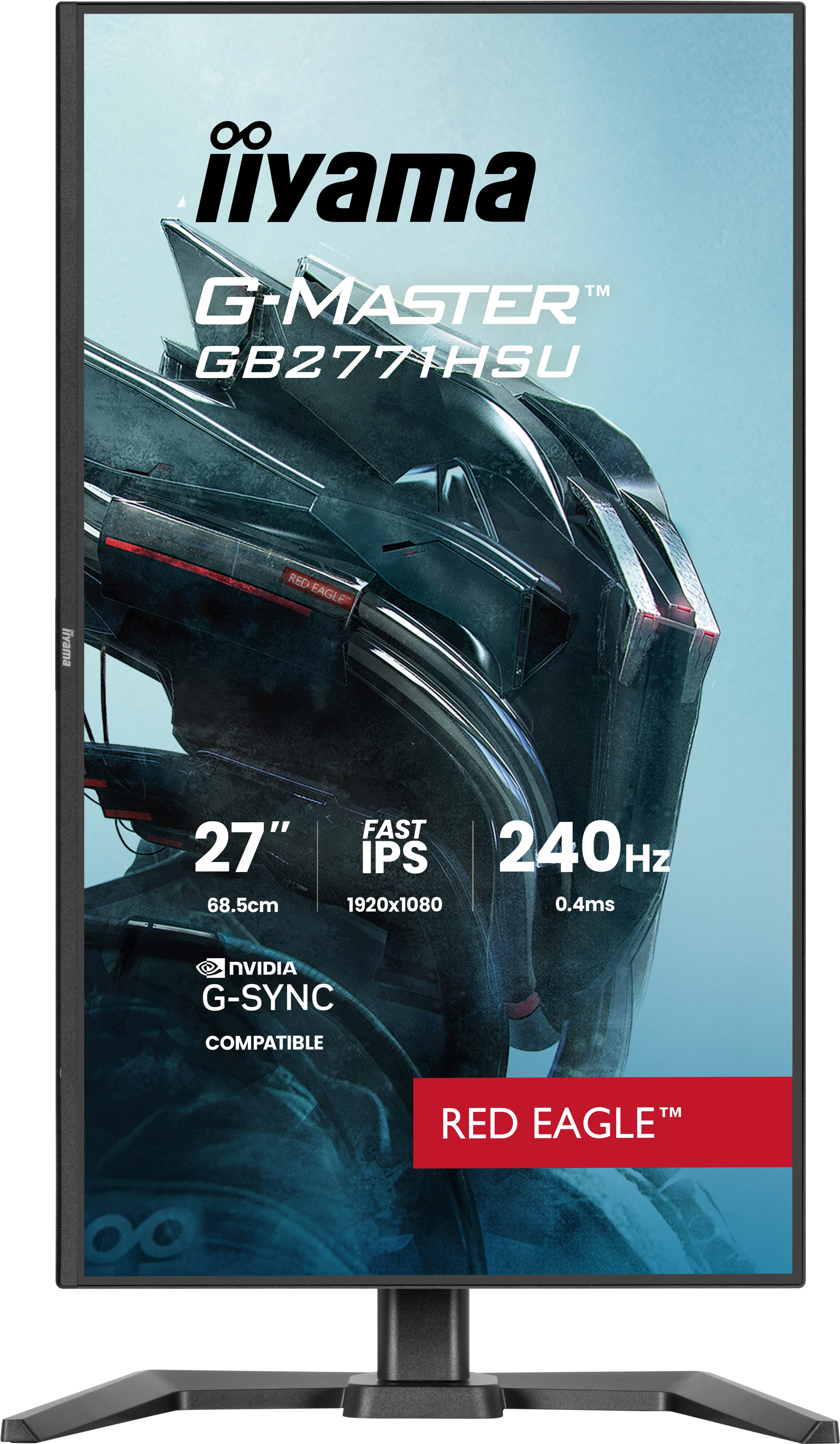 27-calowy monitor gamingowy 240 Hz, Fast IPS i G-SYNC.