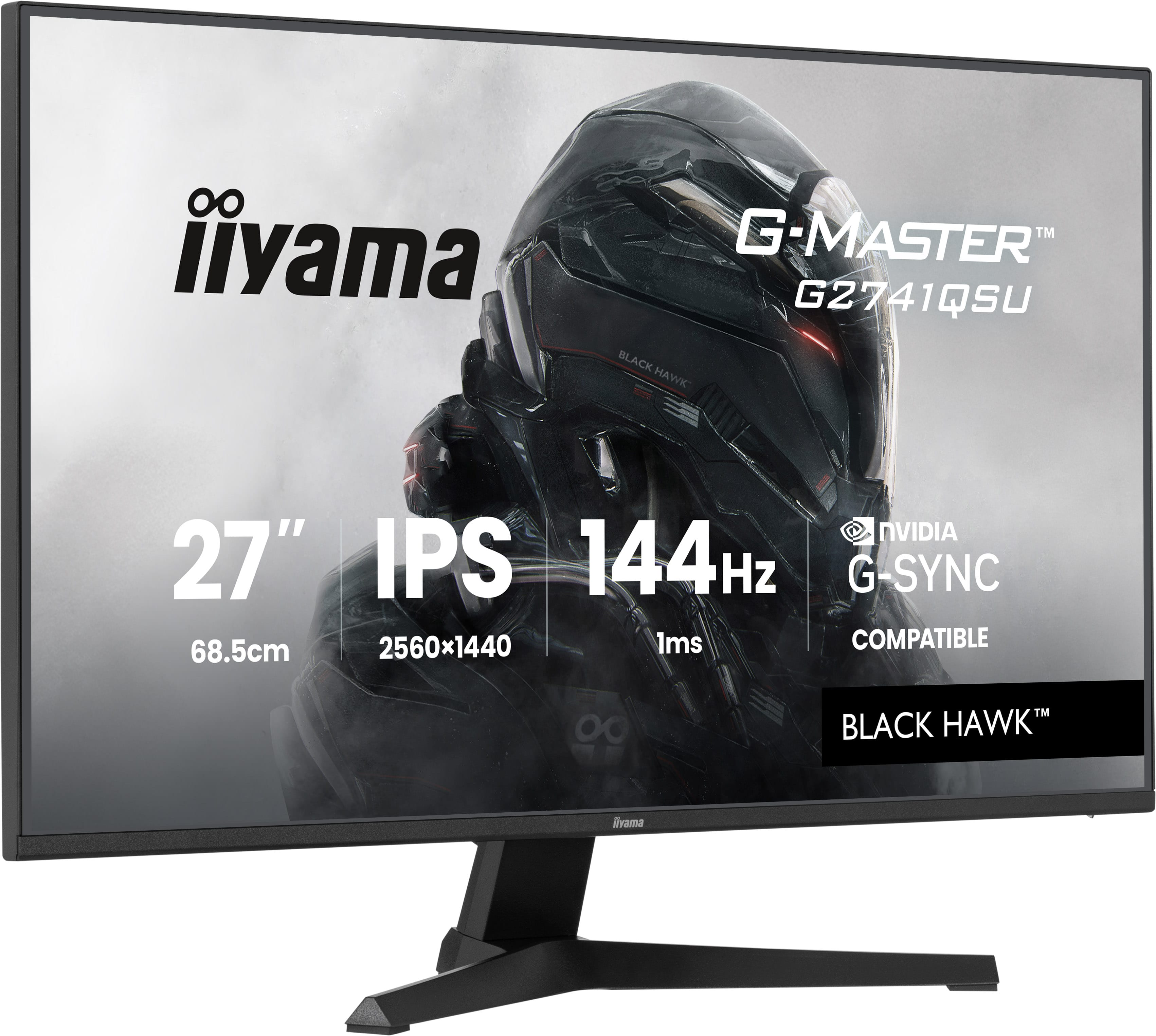27-calowy monitor gamingowy IPS 144Hz z kompatybilnością G-Sync.