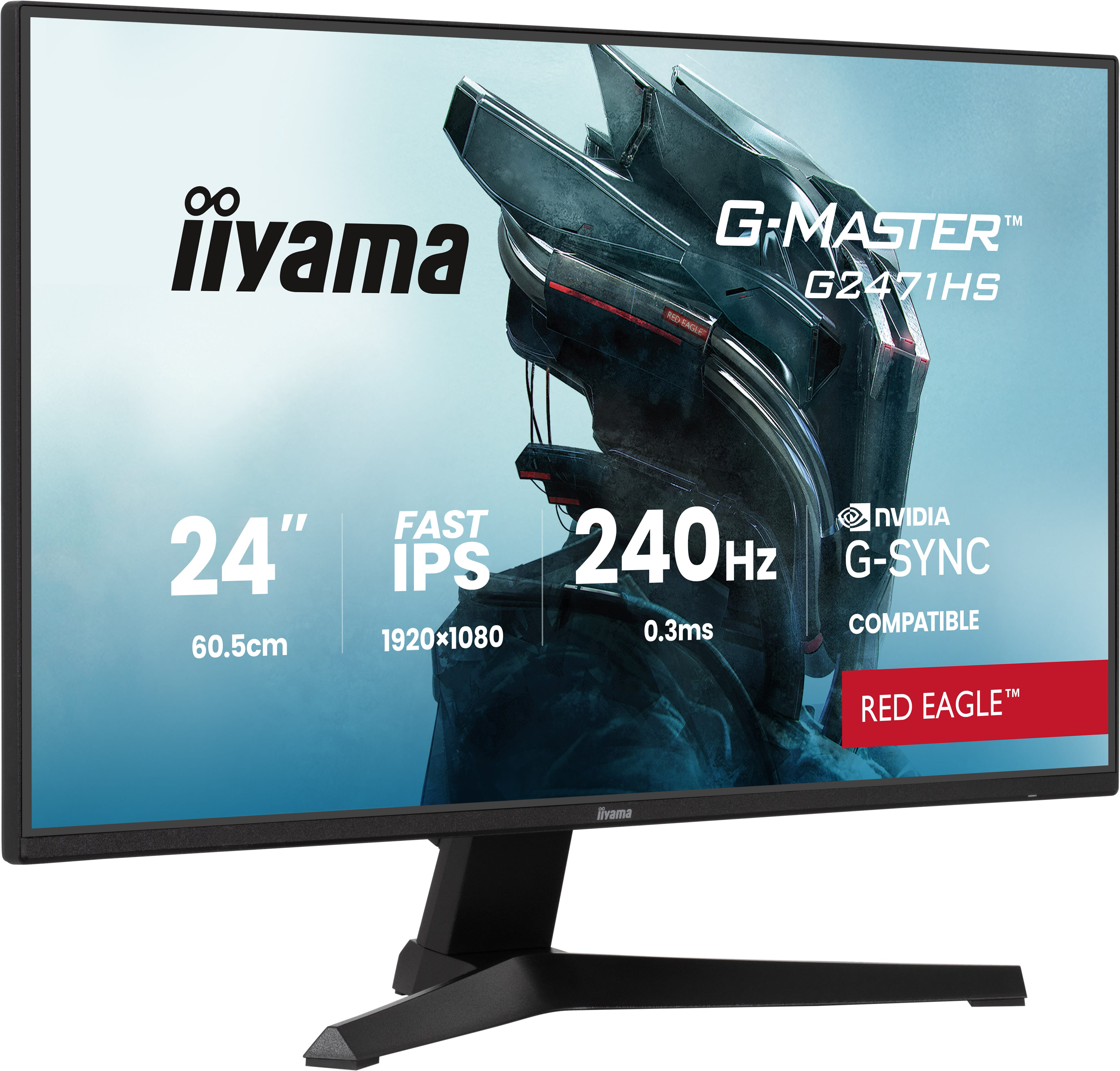 24-calowy monitor gamingowy Iiyama G-Master 240Hz z G-Sync.