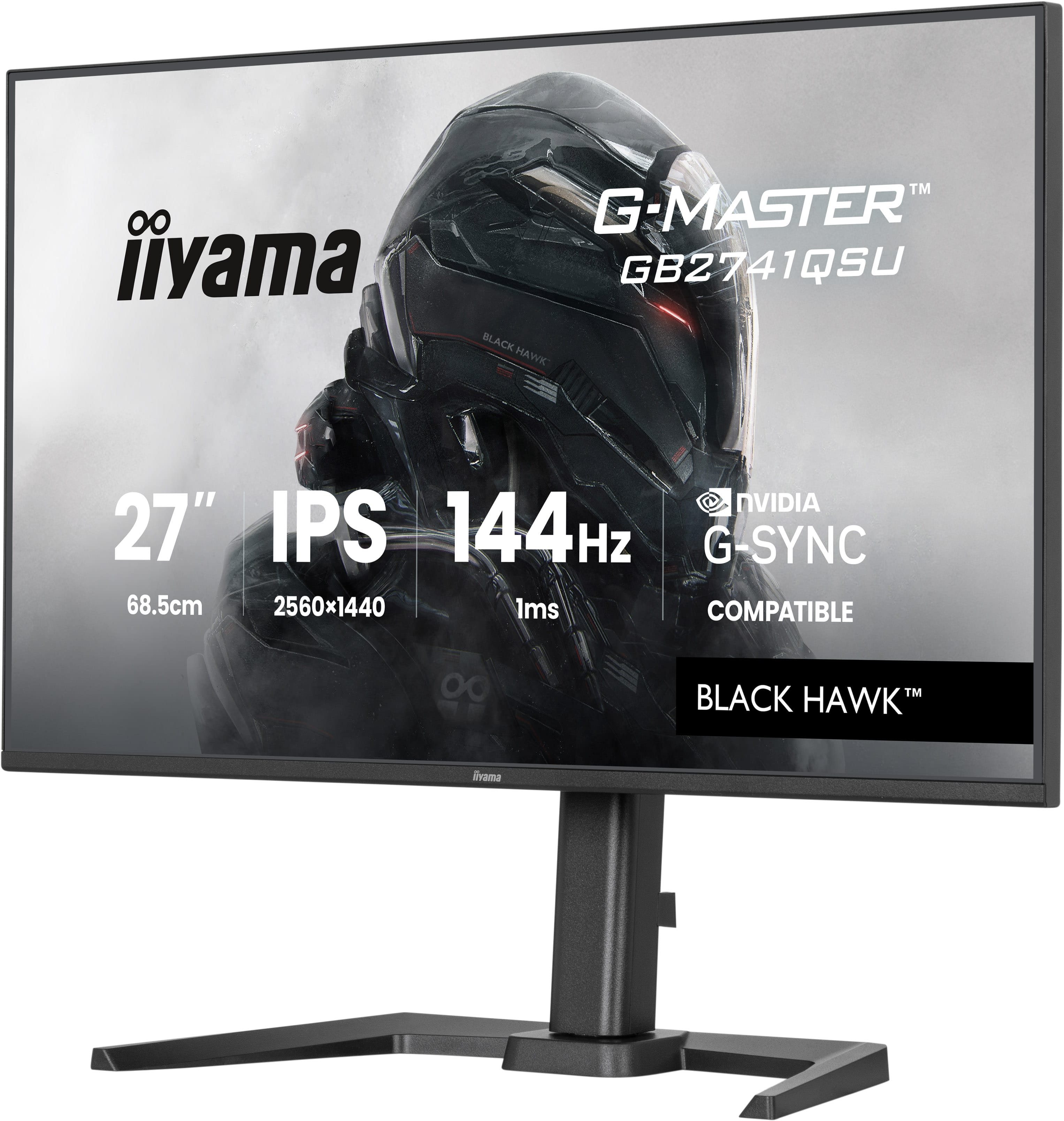 27-calowy monitor gamingowy IPS z 144Hz, 1ms i G-SYNC.