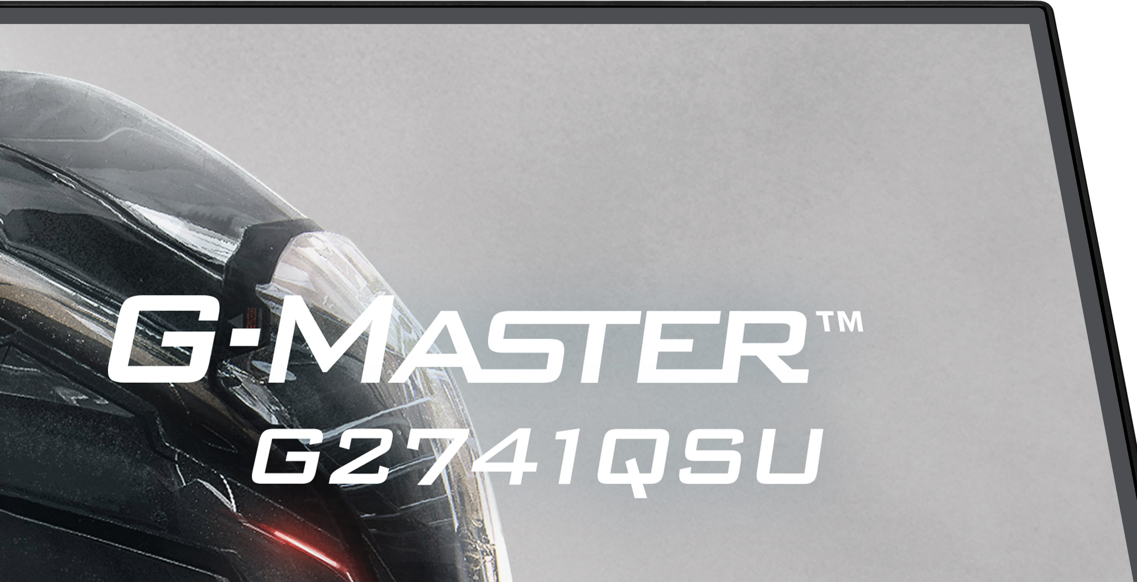 Czarno-szary monitor G-Master z modelem G2741QSU.