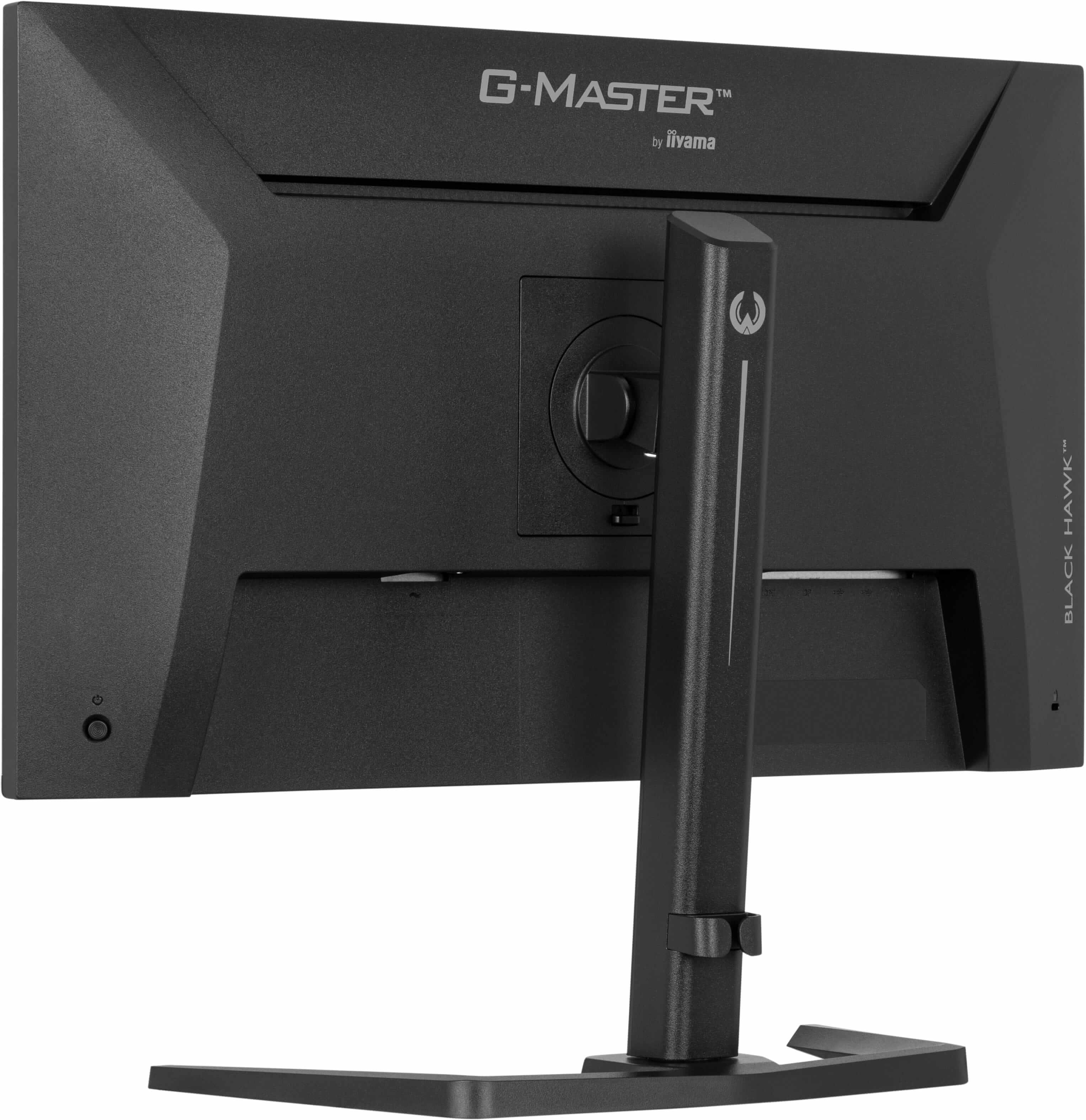 Tył czarnego monitora z logo G-MASTER i napisem by iiyama.