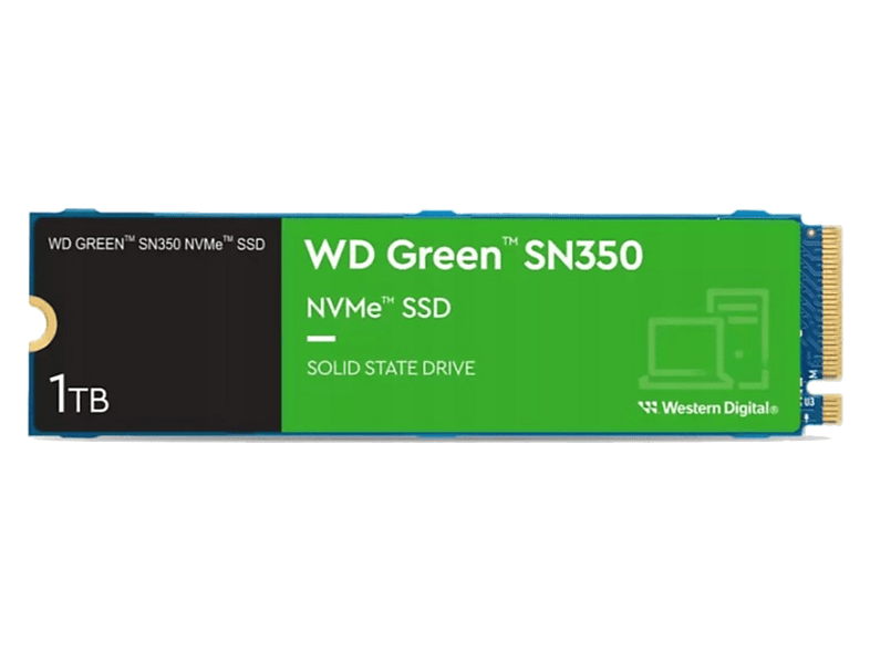 Dysk SSD WD Green SN350 1TB M.2 2280 PCI-E x4 Gen3 NVMe