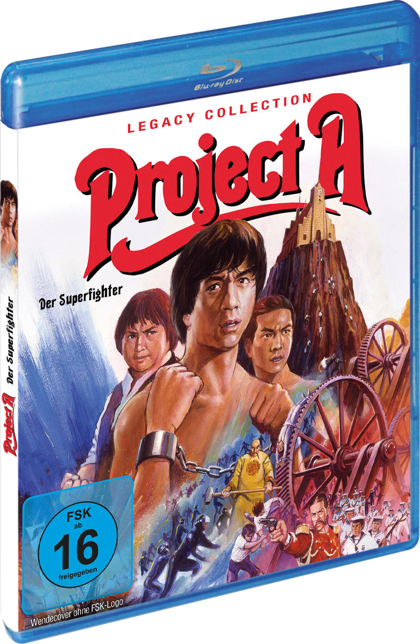 Cover von Project A: Jackie Chan und Freunde kämpfen gegen Schurken.