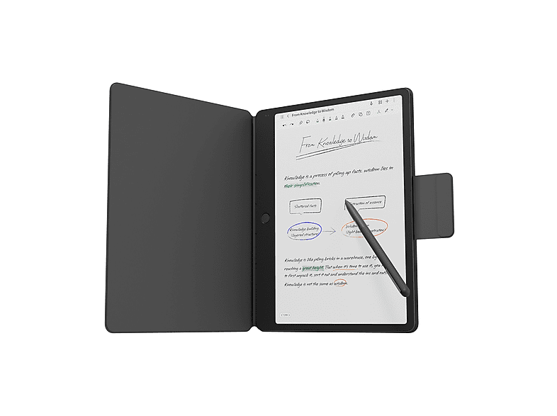 Tablet TCL Note A1 NXTPAPER con T-pen Pro + Flip Case, 256 GB, 11,5 '', Grigio scuro